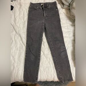 Madewell perfect vintage jeans faded black